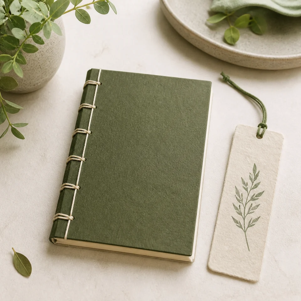 Pocket reading journal offered by Paper Trail Studio
