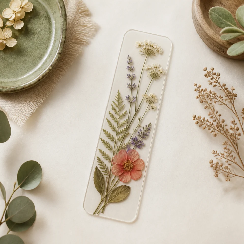 Botanical bookmark offered by Wildflower Press